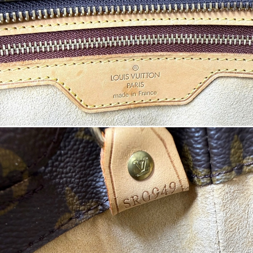 Authentic Louis Vuitton Luco tote bag M51155 brown monogram LV canvas large - Picture 13 of 16
